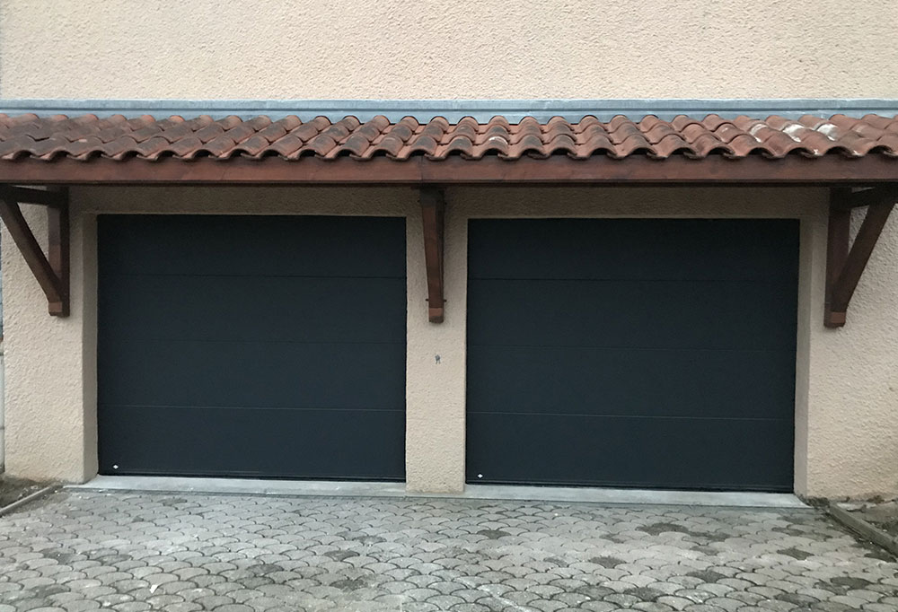 Porte de garage double